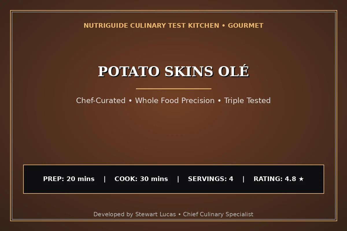 Potato Skins Olé