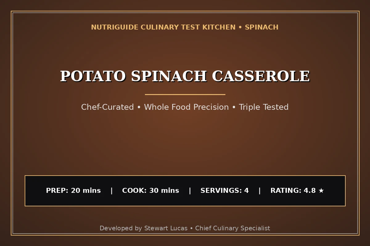 Potato Spinach Casserole