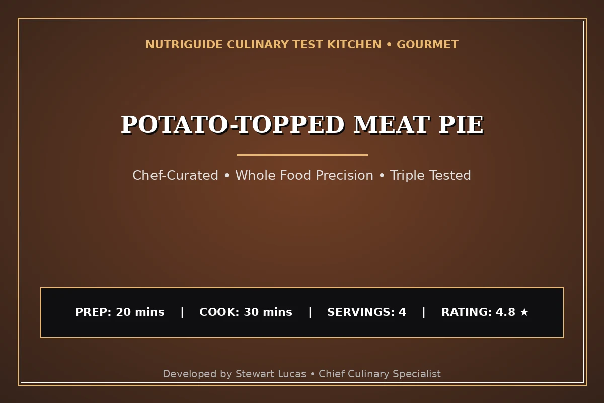 Potato-Topped Meat Pie