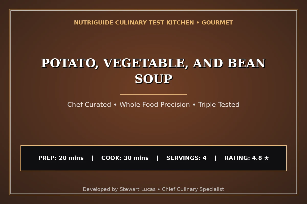 Potato, Vegetable, And Bean Soup
