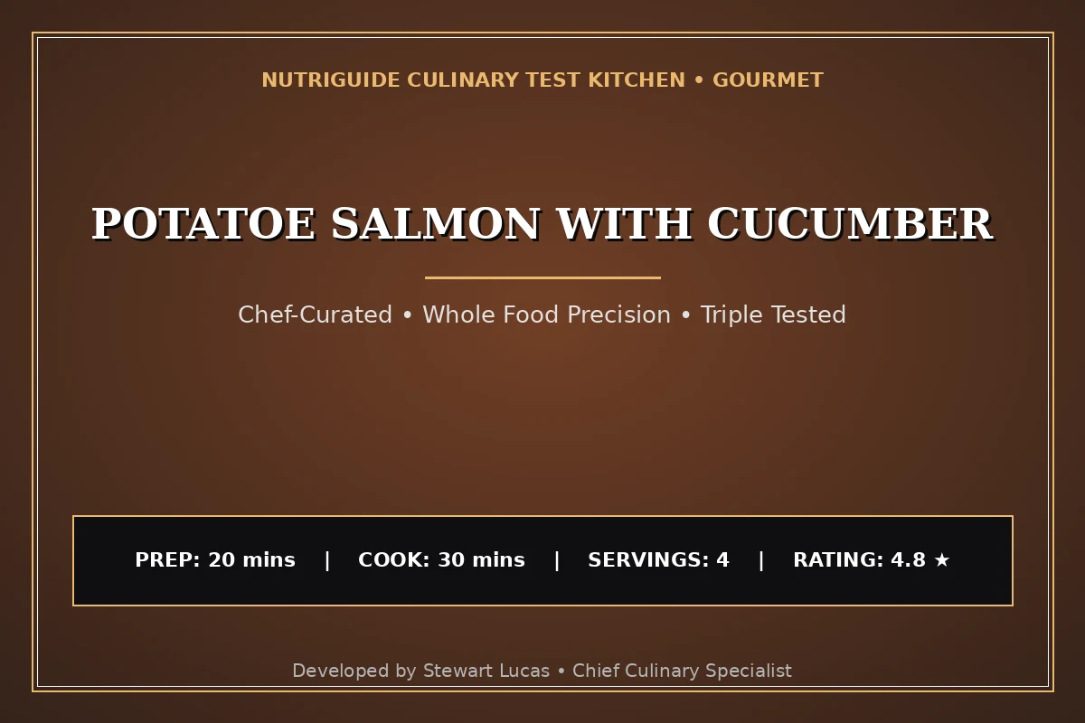 Potatoe Salmon With Cucumber