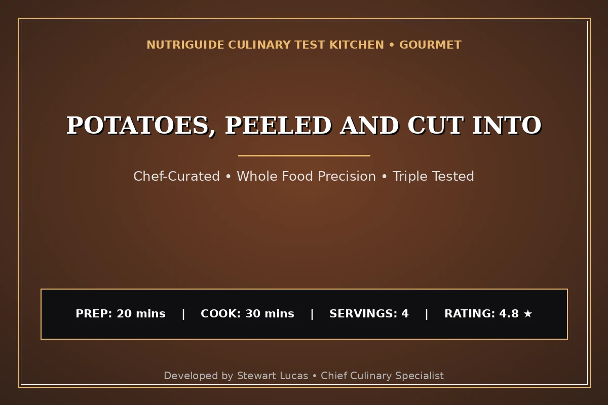 Potatoes, Peeled And Cut Into