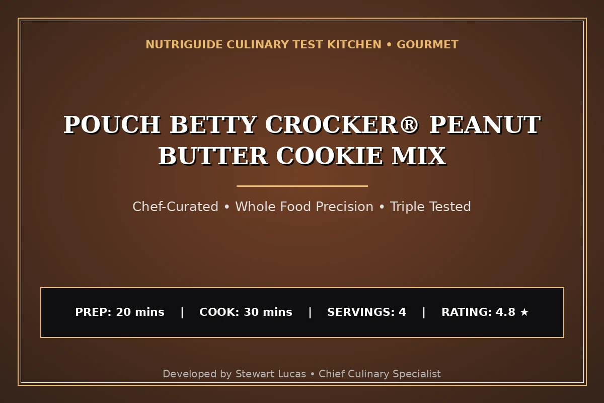 Pouch Betty Crocker® Peanut Butter Cookie Mix