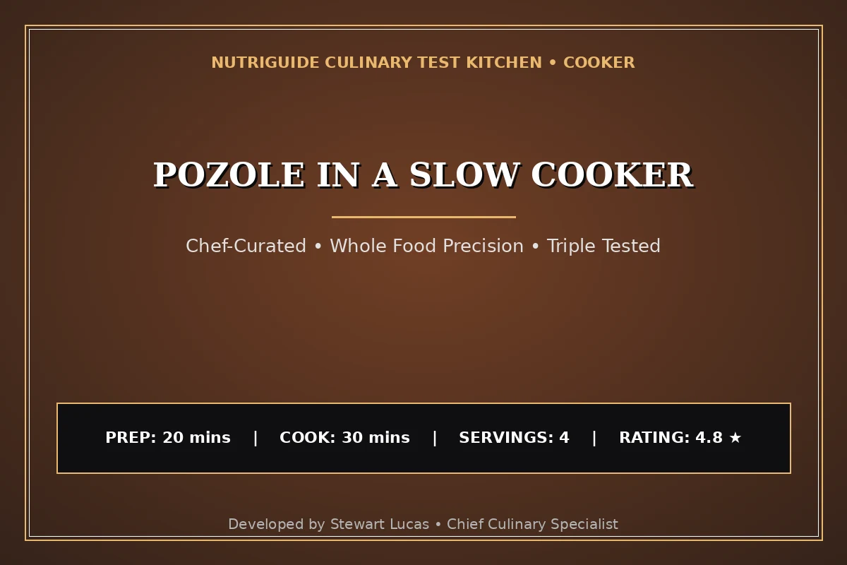 Pozole In A Slow Cooker