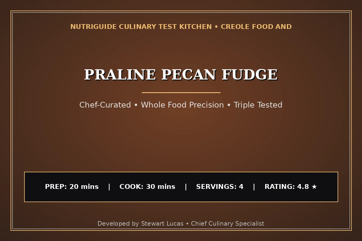 Praline Pecan Fudge