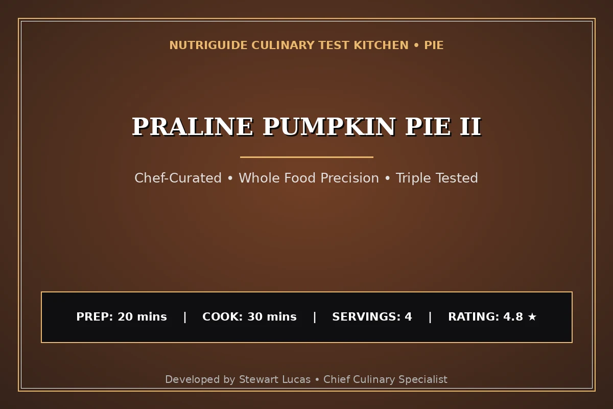 Praline Pumpkin Pie Ii