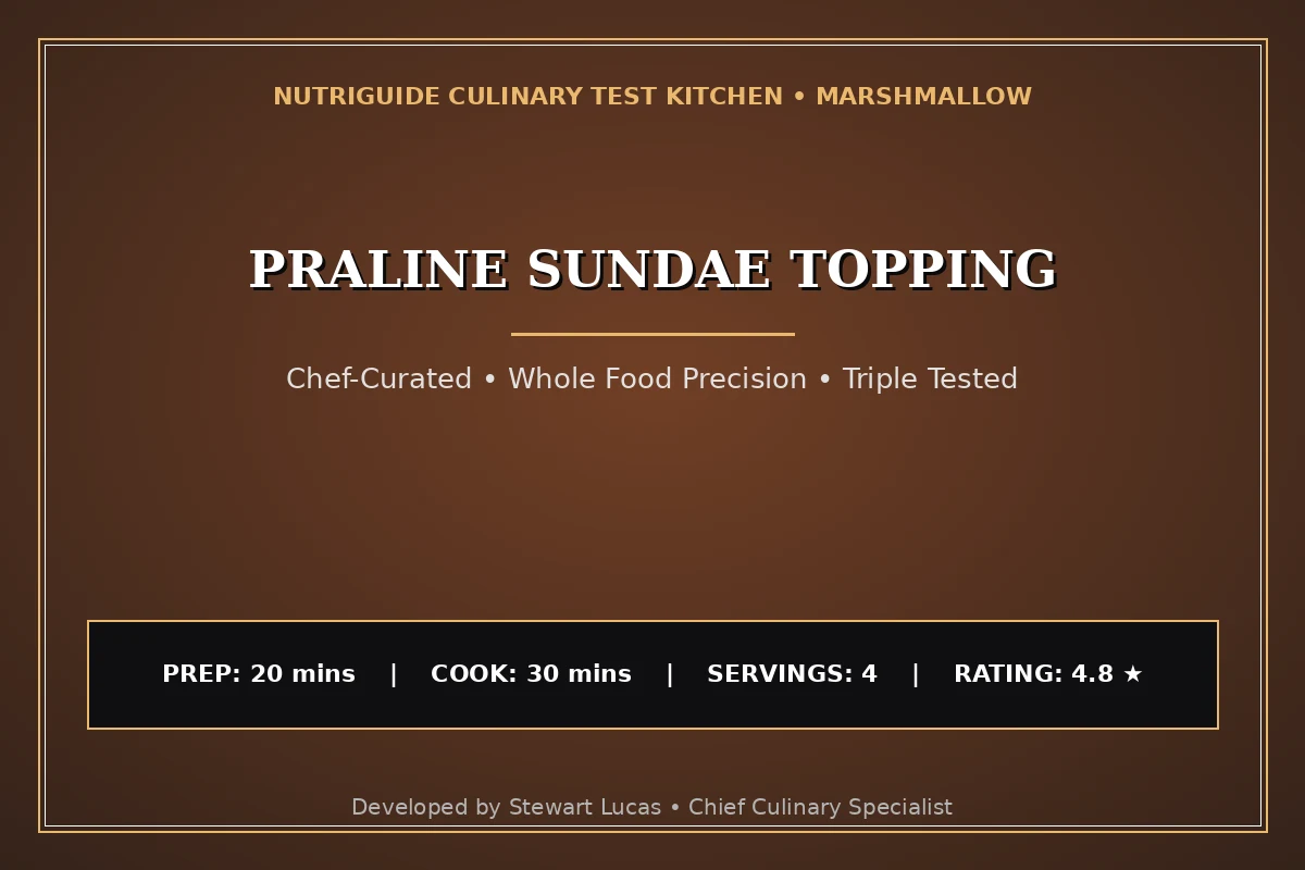 Praline Sundae Topping