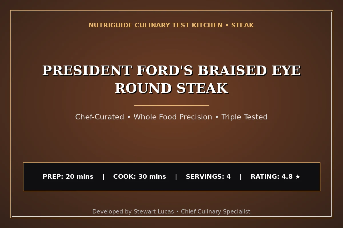 President Ford'S Braised Eye Round Steak