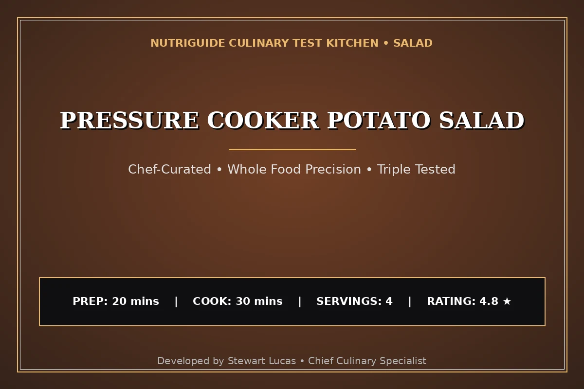Pressure Cooker Potato Salad