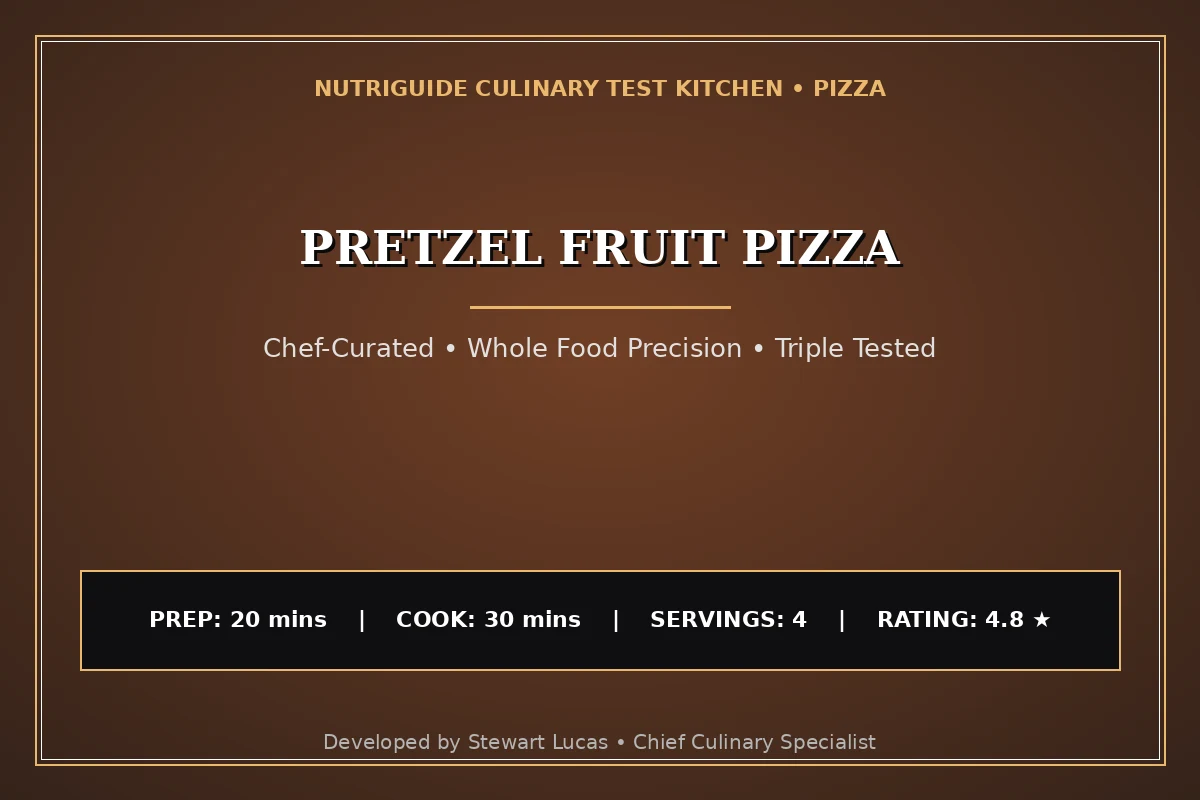 Pretzel Fruit Pizza