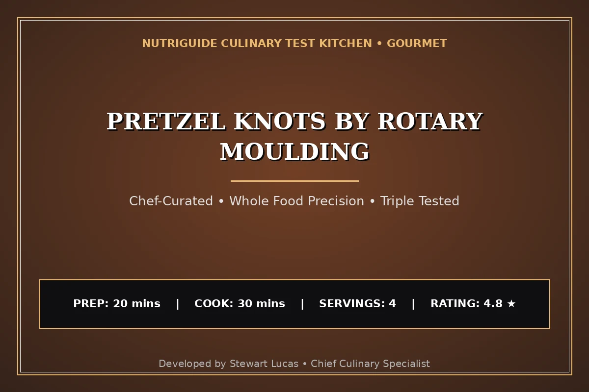 Pretzel Knots By Rotary Moulding