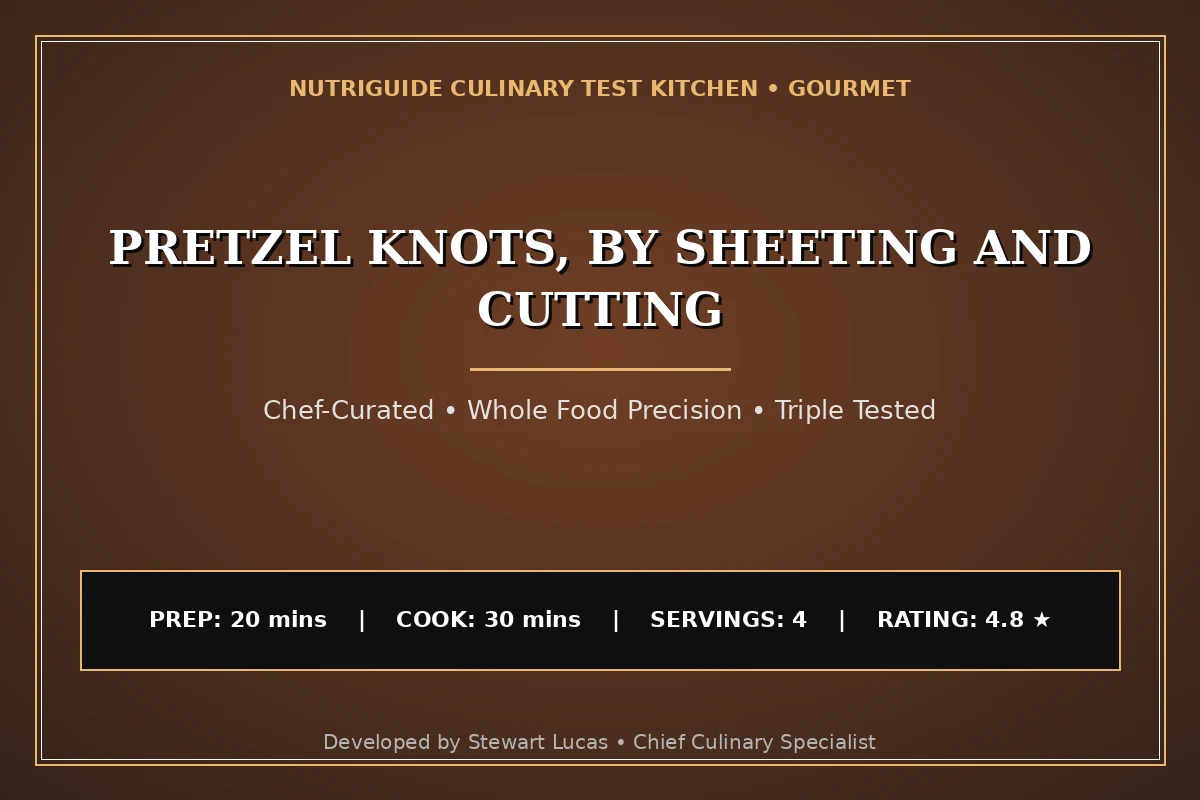 Pretzel Knots, By Sheeting And Cutting