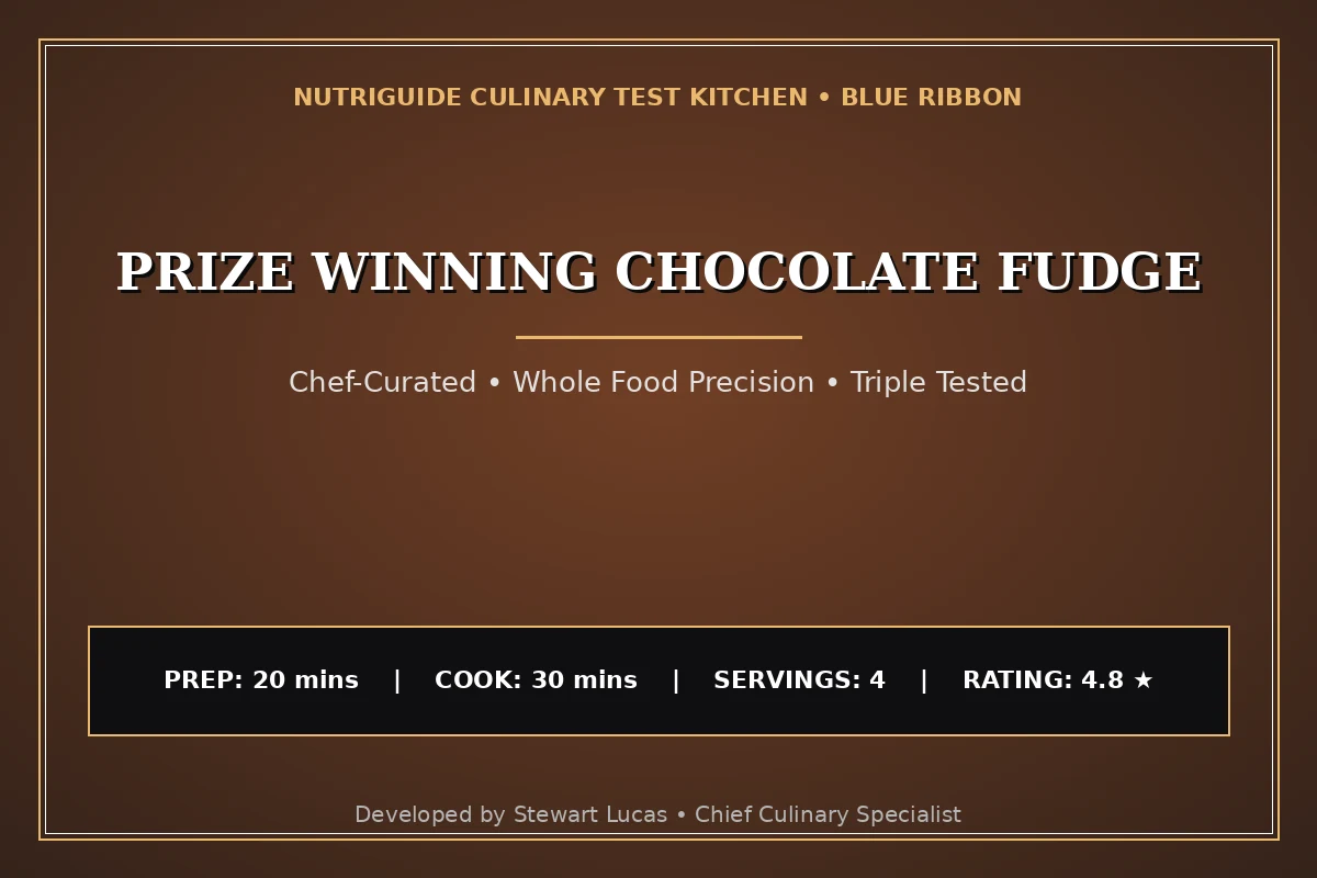 Prize Winning Chocolate Fudge