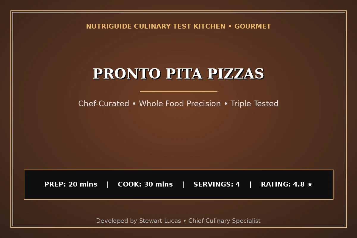 Pronto Pita Pizzas