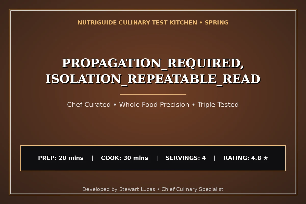 Propagation_Required, Isolation_Repeatable_Read