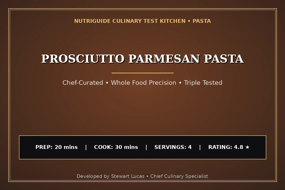 Prosciutto Parmesan Pasta