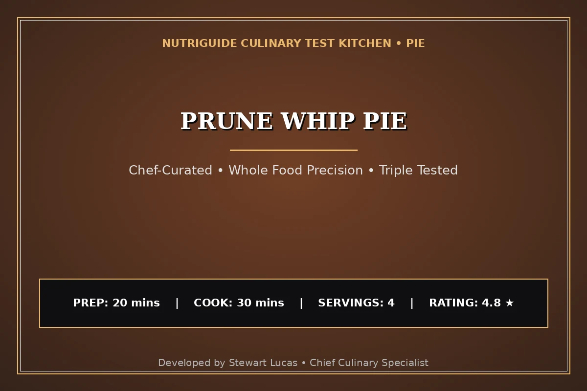 Prune Whip Pie
