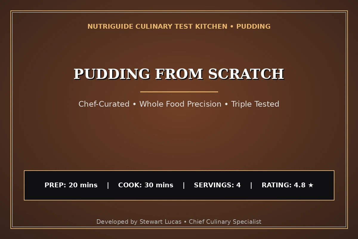 Pudding From Scratch