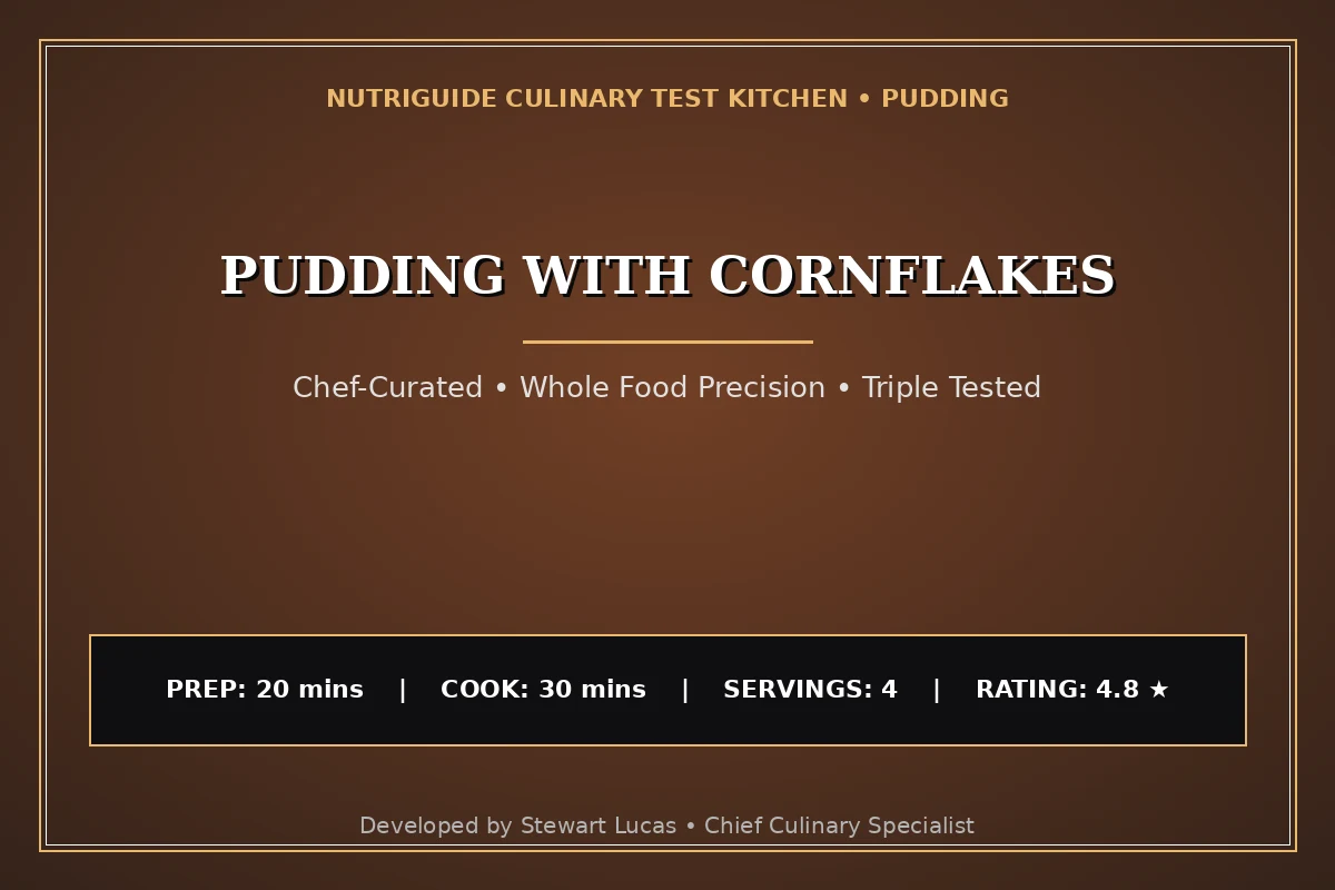 Pudding With Cornflakes