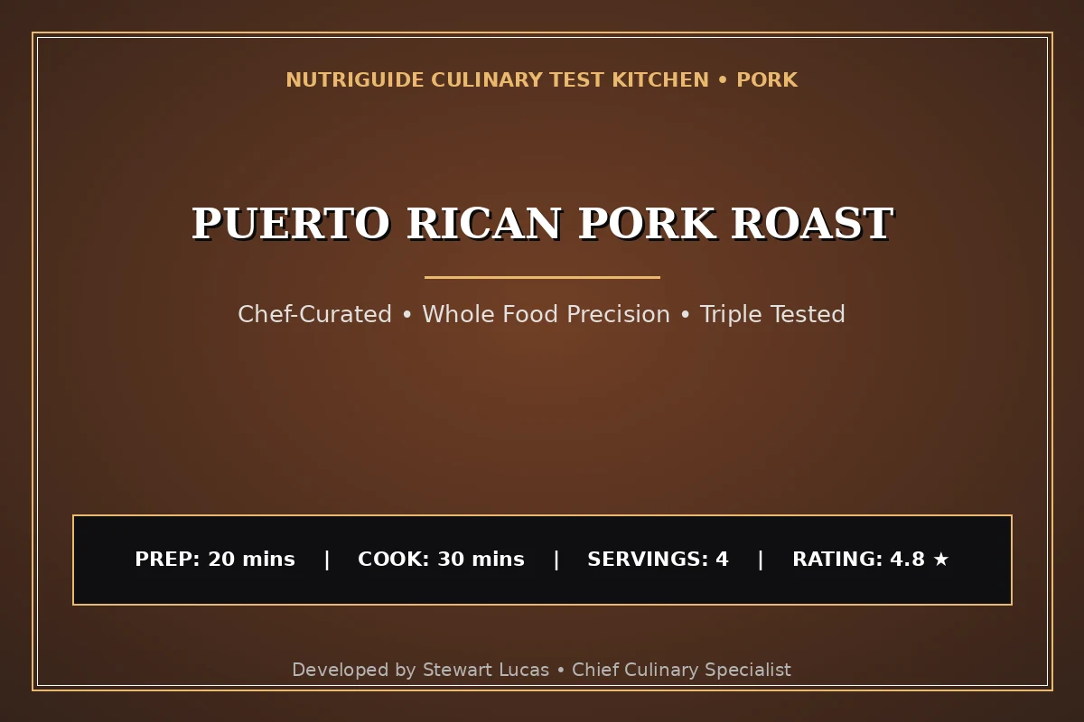 Puerto Rican Pork Roast