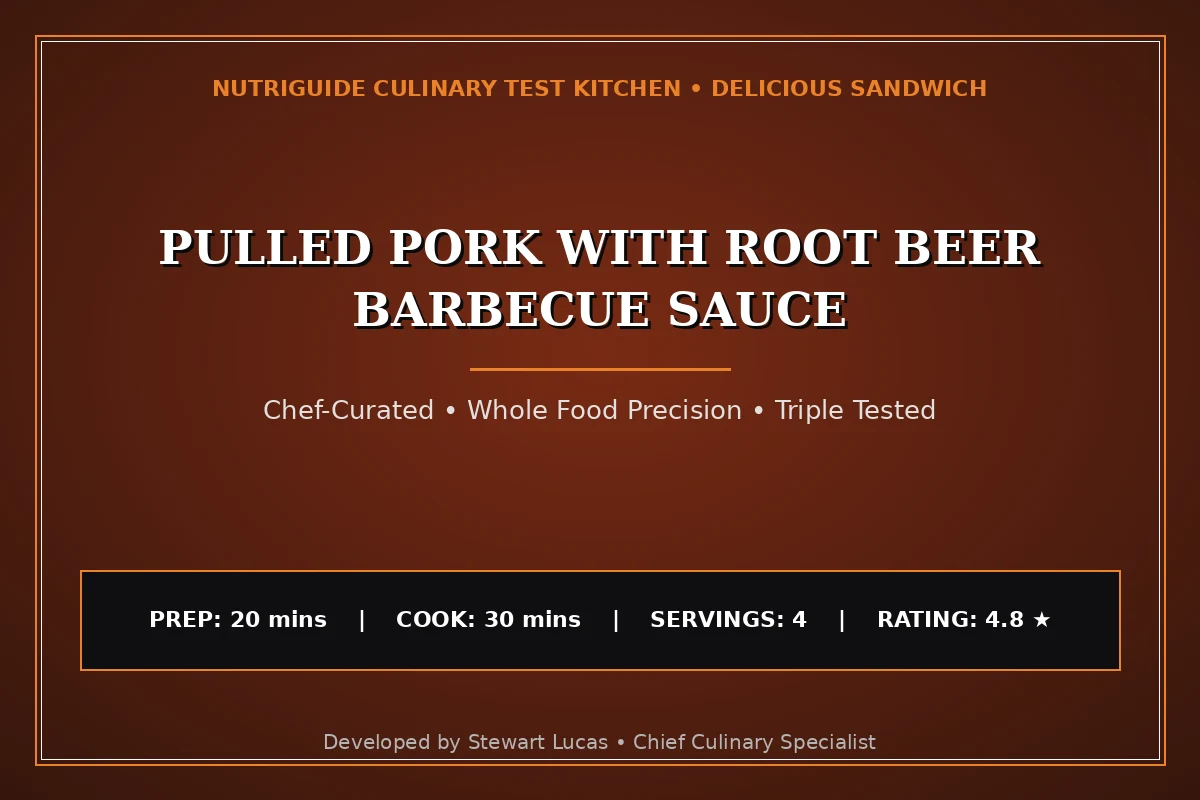 Pulled Pork With Root Beer Barbecue Sauce