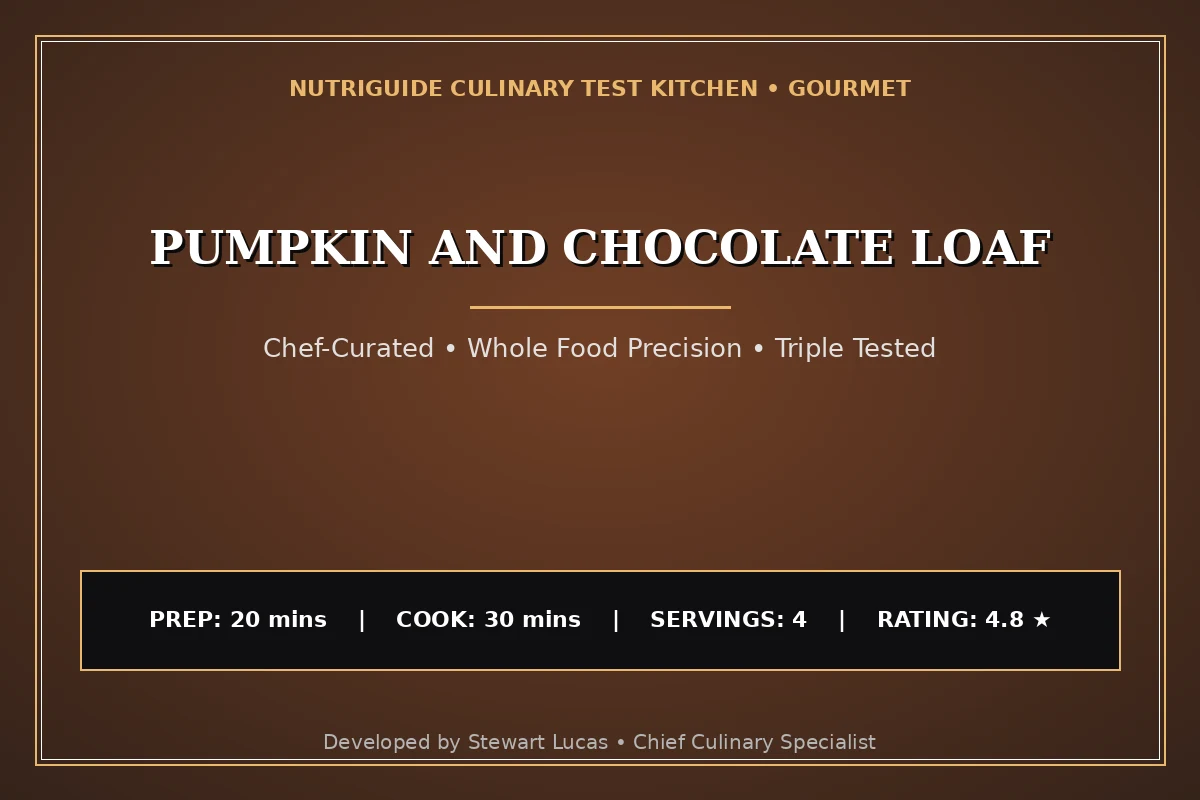 Pumpkin And Chocolate Loaf