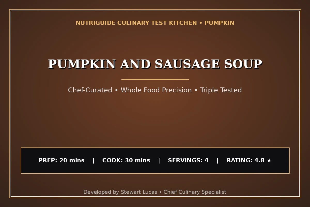 Pumpkin And Sausage Soup