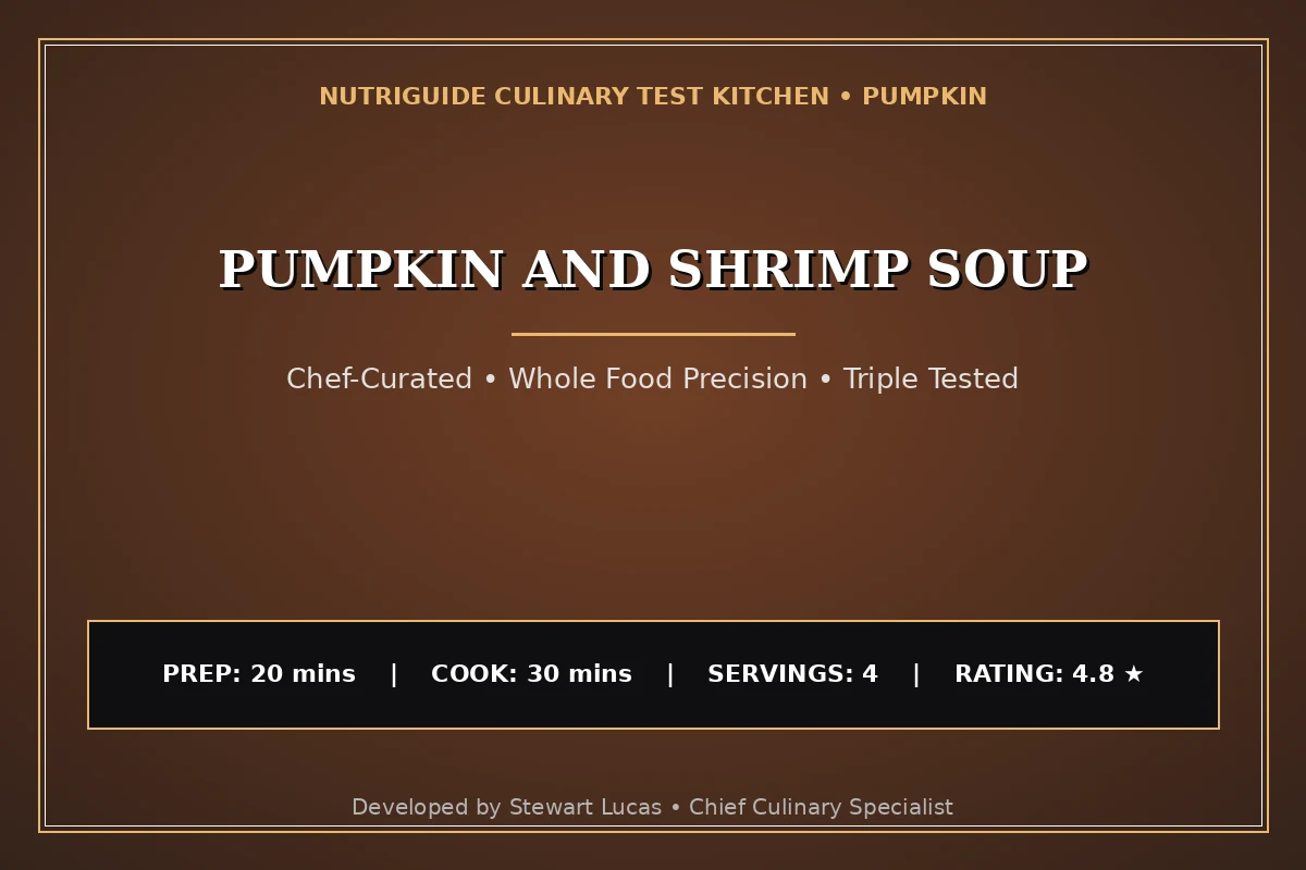 Pumpkin And Shrimp Soup
