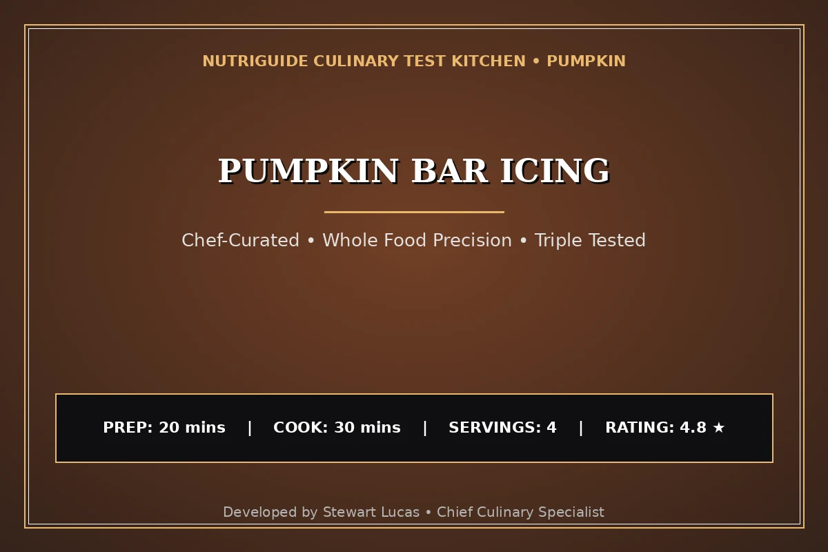 Pumpkin Bar Icing