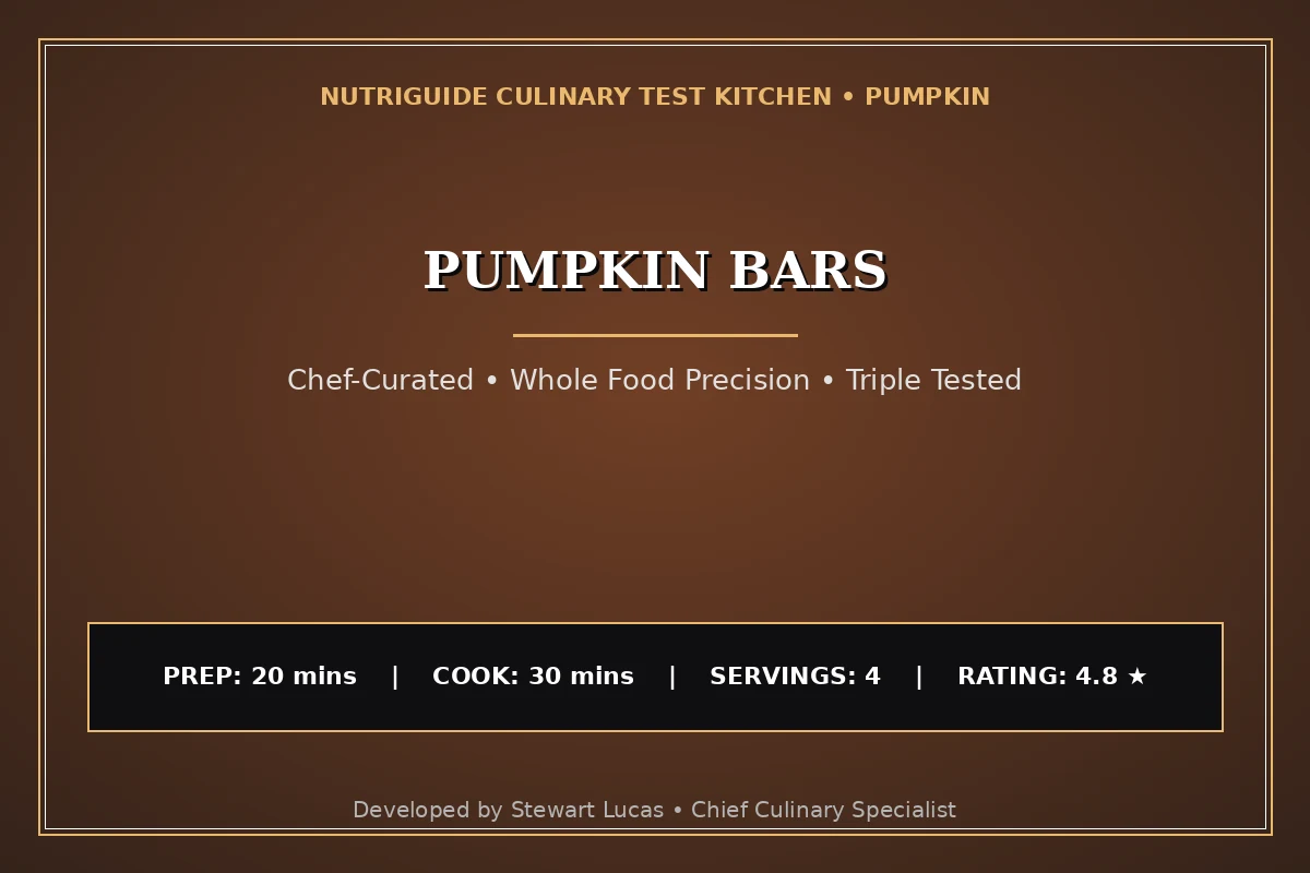 Pumpkin Bars
