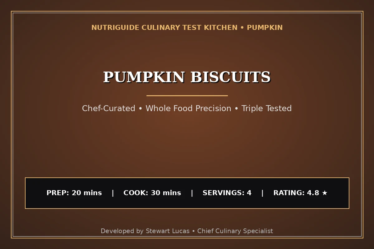 Pumpkin Biscuits