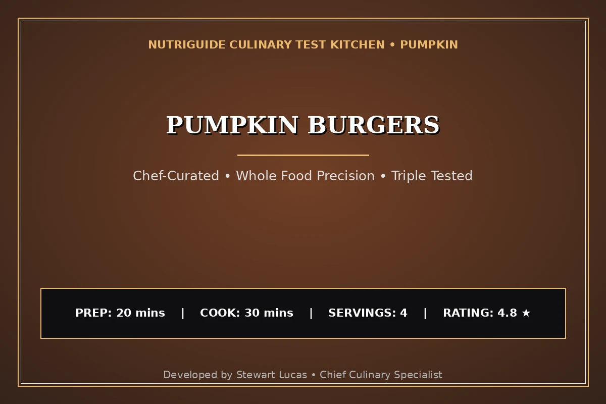 Pumpkin Burgers