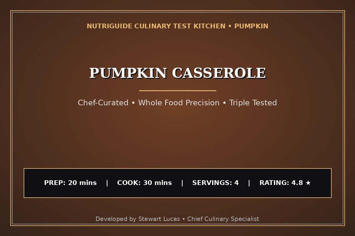 Pumpkin Casserole