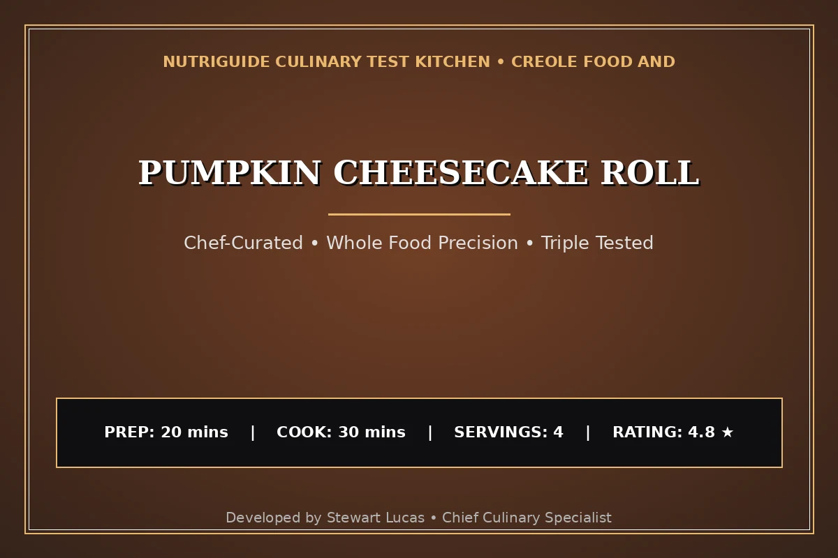 Pumpkin Cheesecake Roll