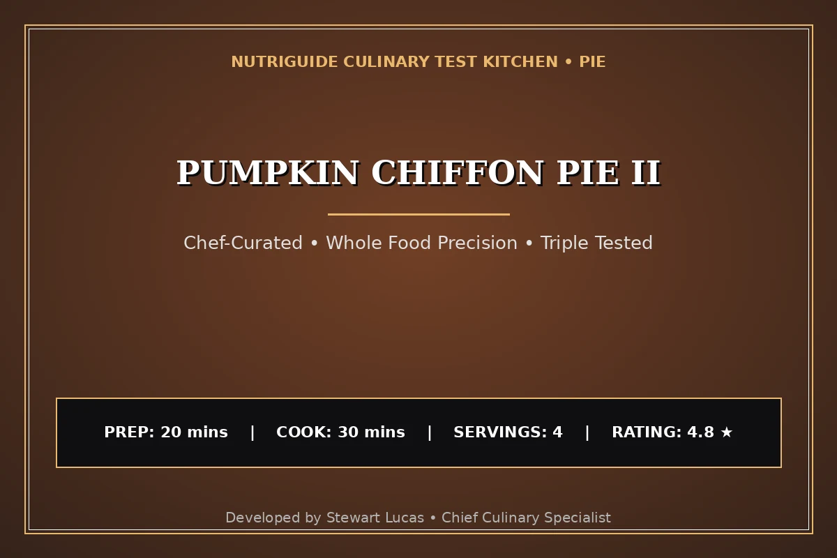 Pumpkin Chiffon Pie Ii