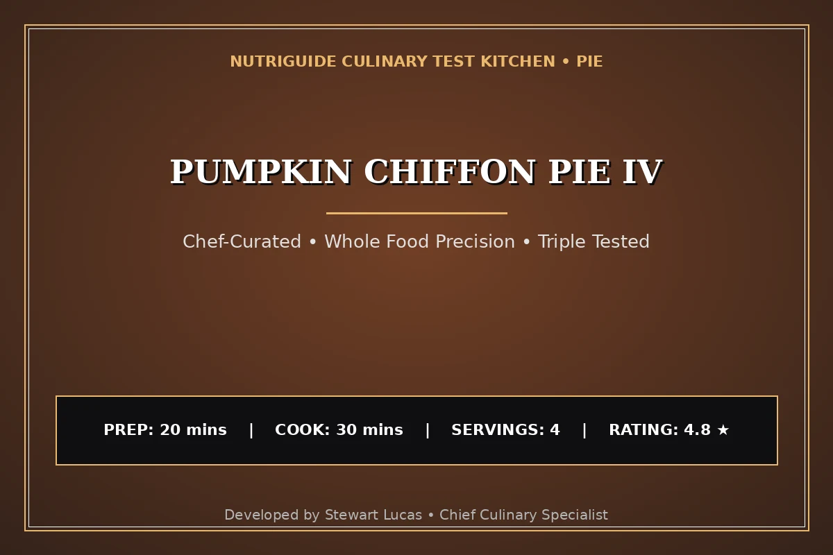 Pumpkin Chiffon Pie Iv