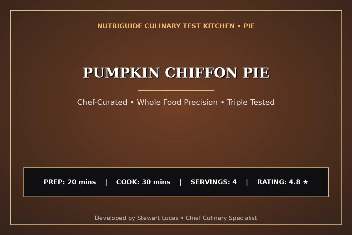 Pumpkin Chiffon Pie