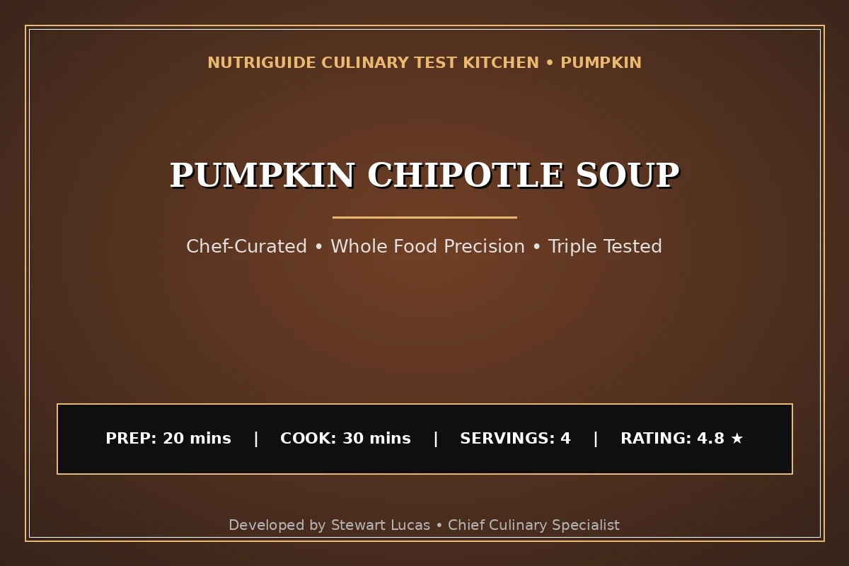 Pumpkin Chipotle Soup