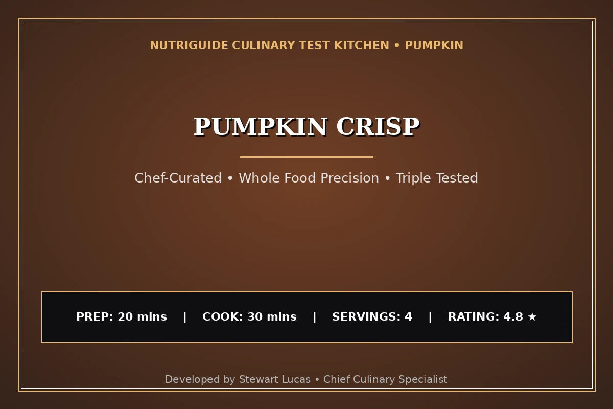 Pumpkin Crisp