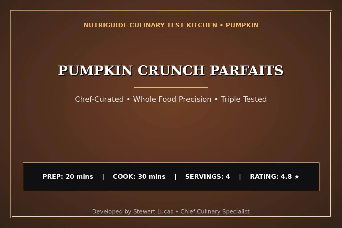 Pumpkin Crunch Parfaits
