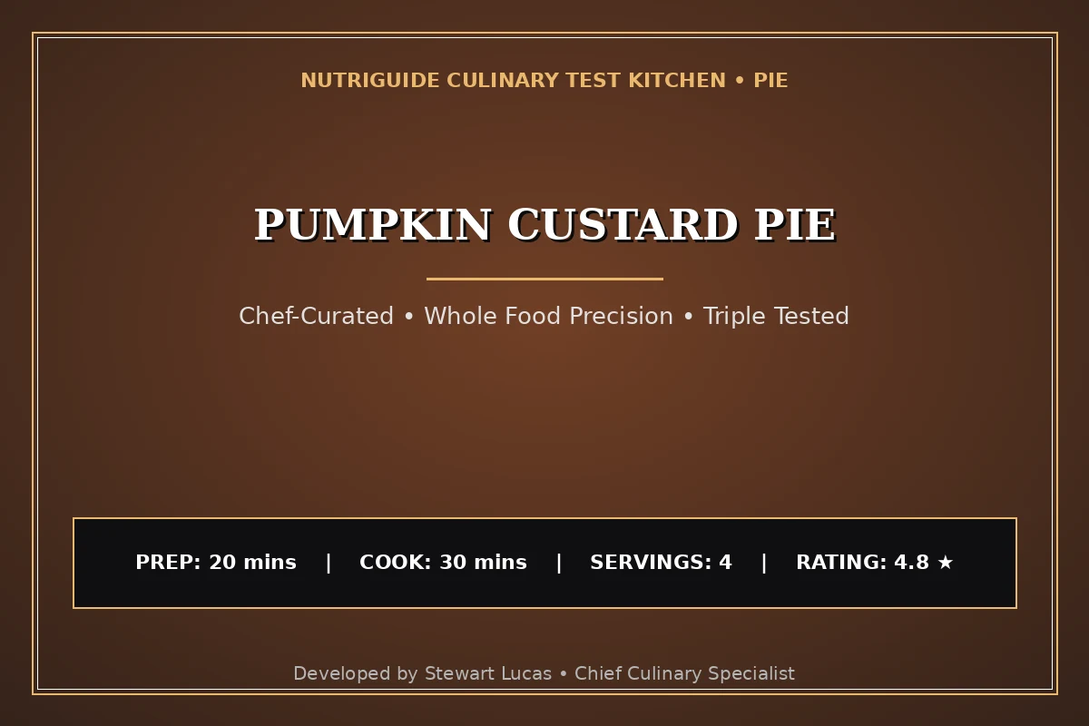Pumpkin Custard Pie
