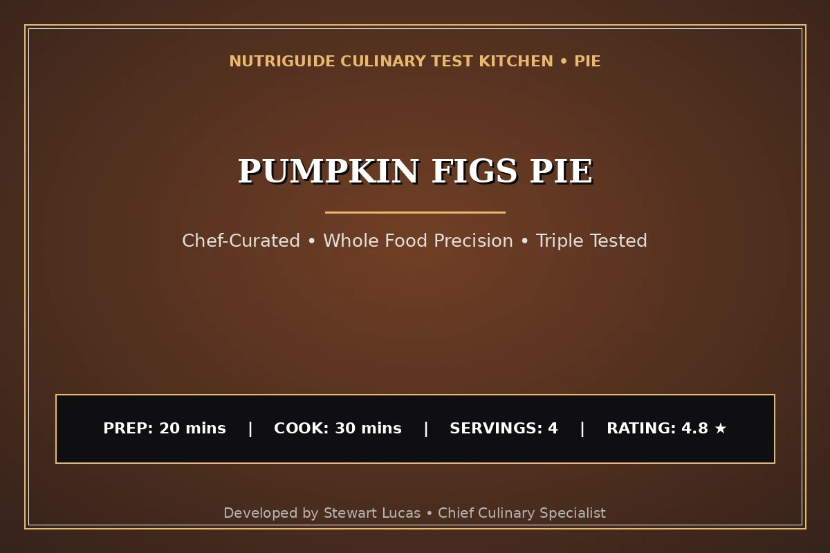 Pumpkin Figs Pie