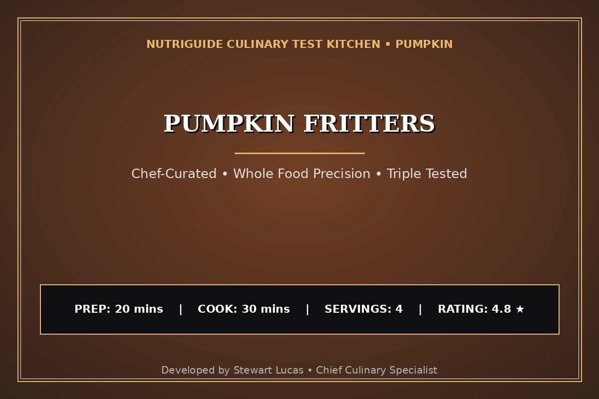 Pumpkin Fritters
