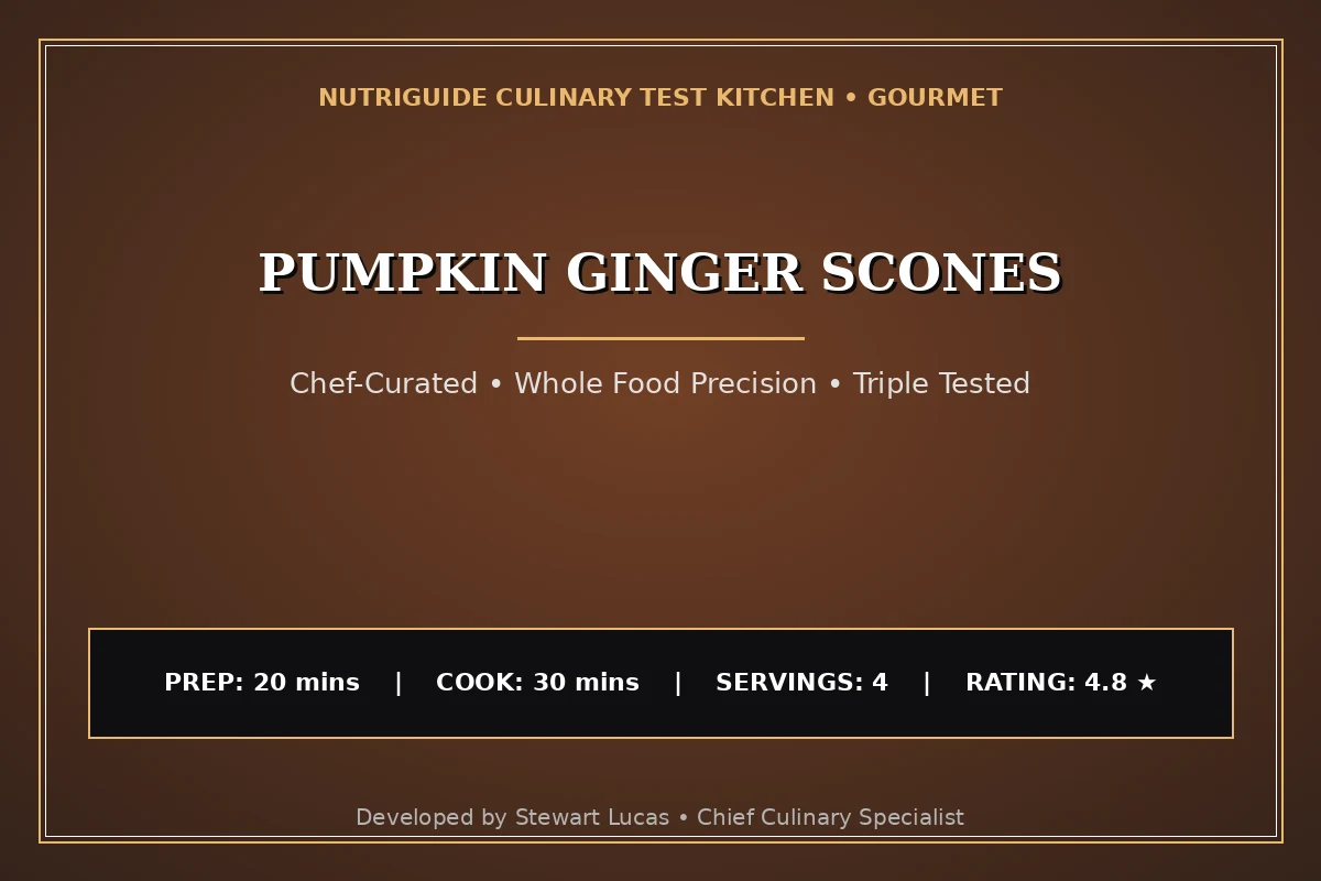 Pumpkin Ginger Scones
