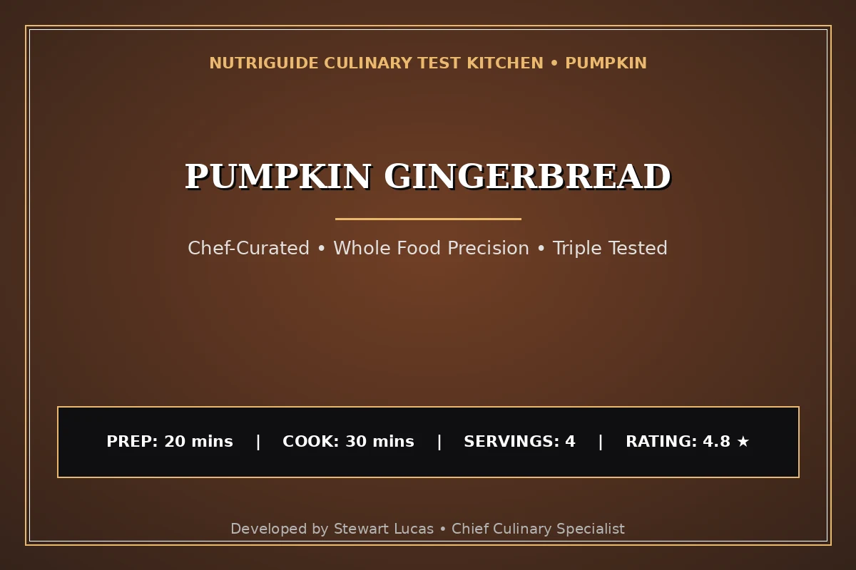 Pumpkin Gingerbread