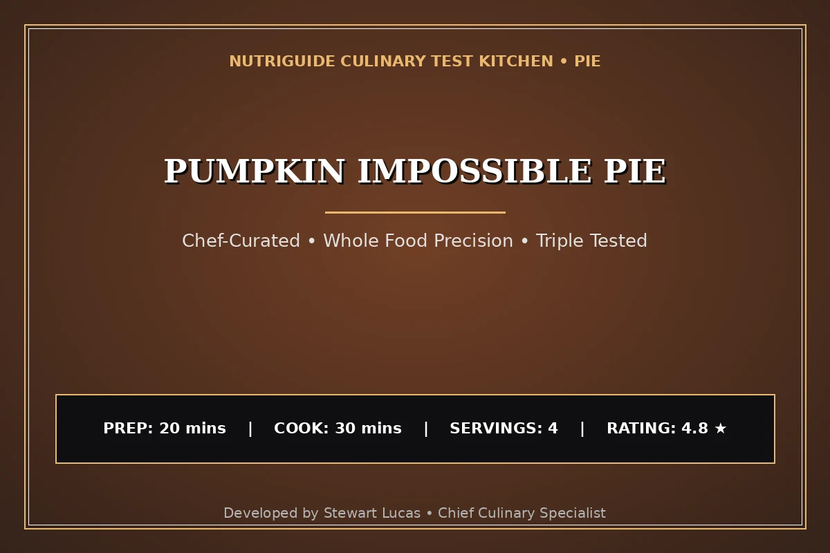 Pumpkin Impossible Pie