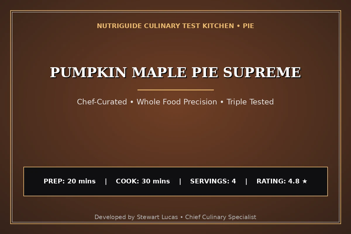 Pumpkin Maple Pie Supreme