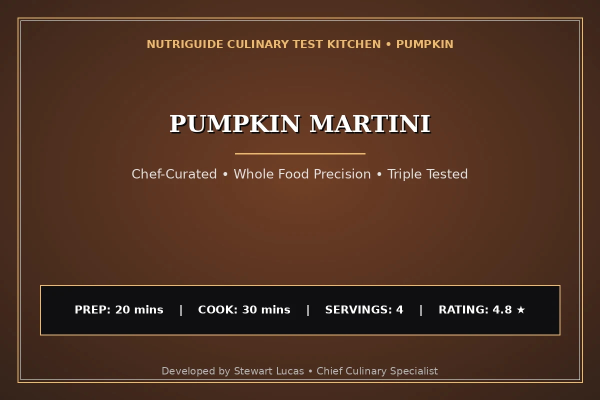 Pumpkin Martini