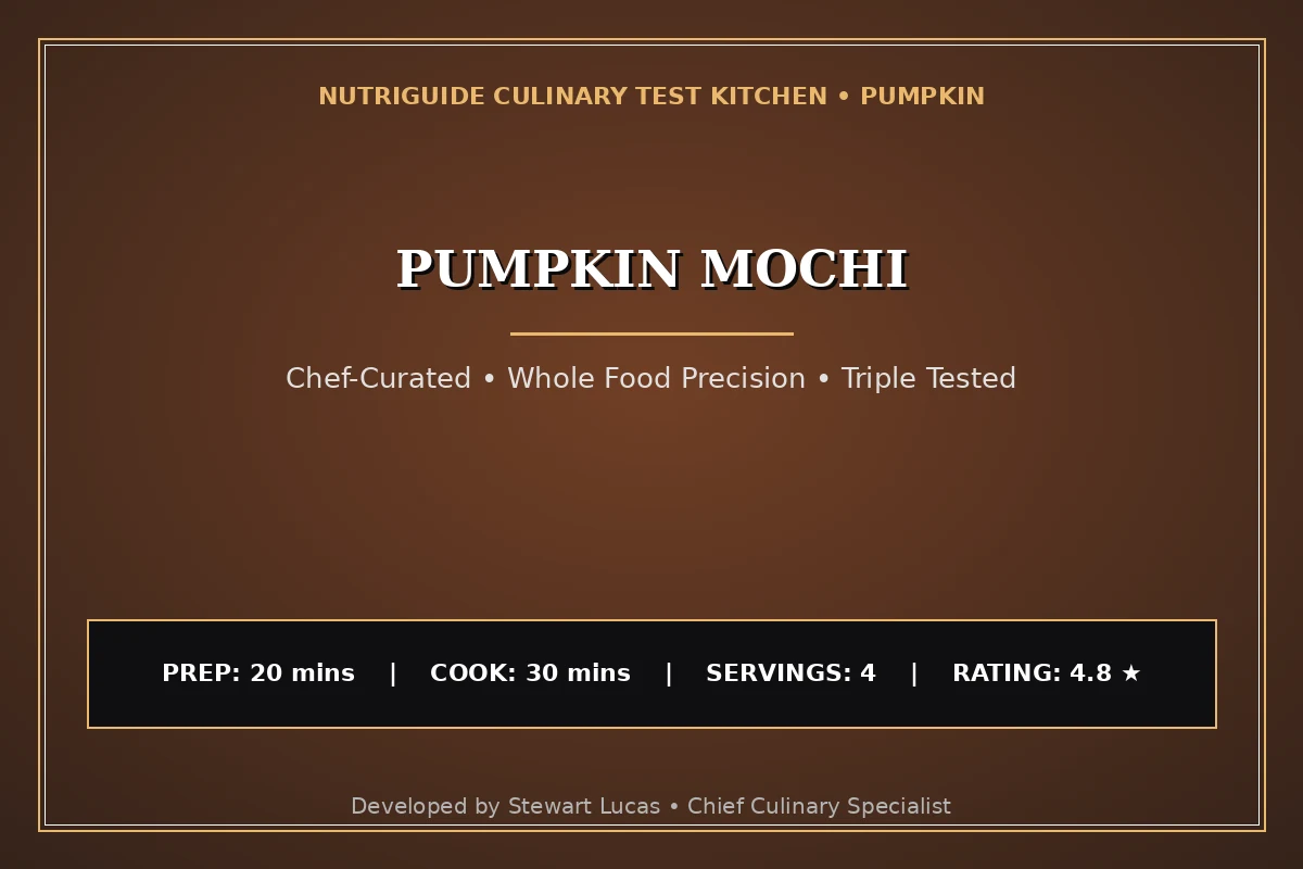 Pumpkin Mochi
