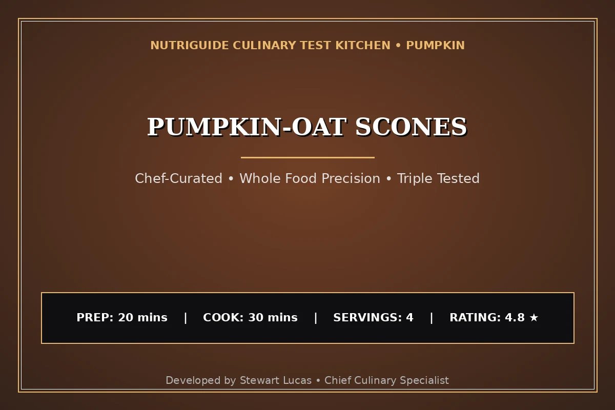 Pumpkin-Oat Scones